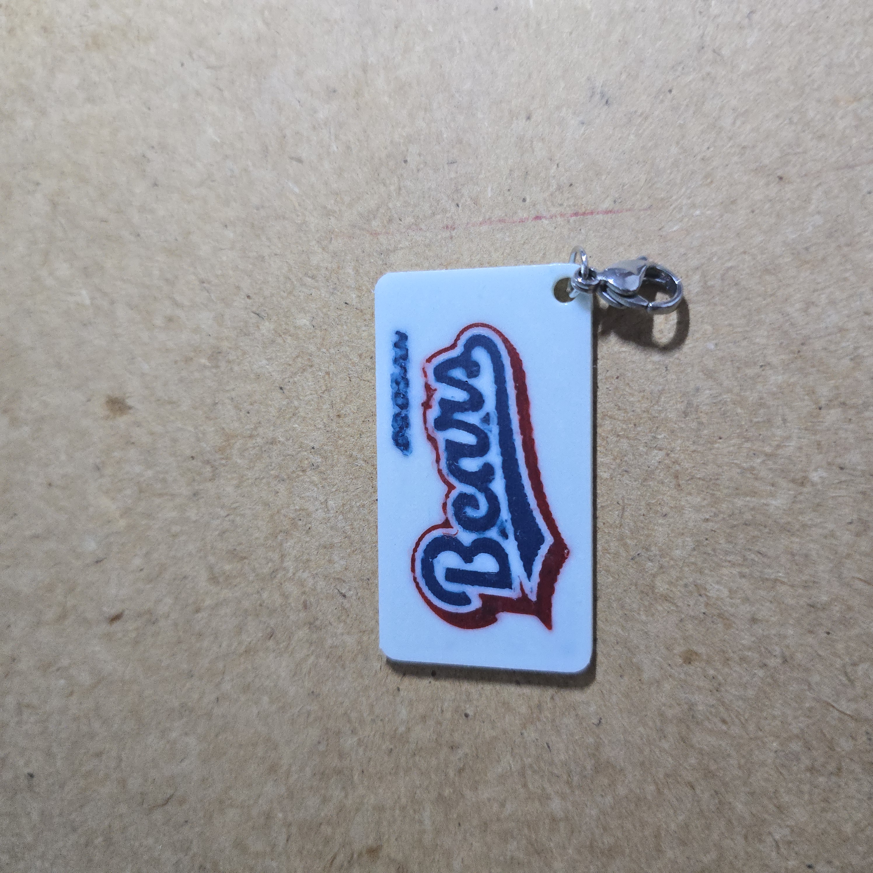 Doosan Bears Script Keychain